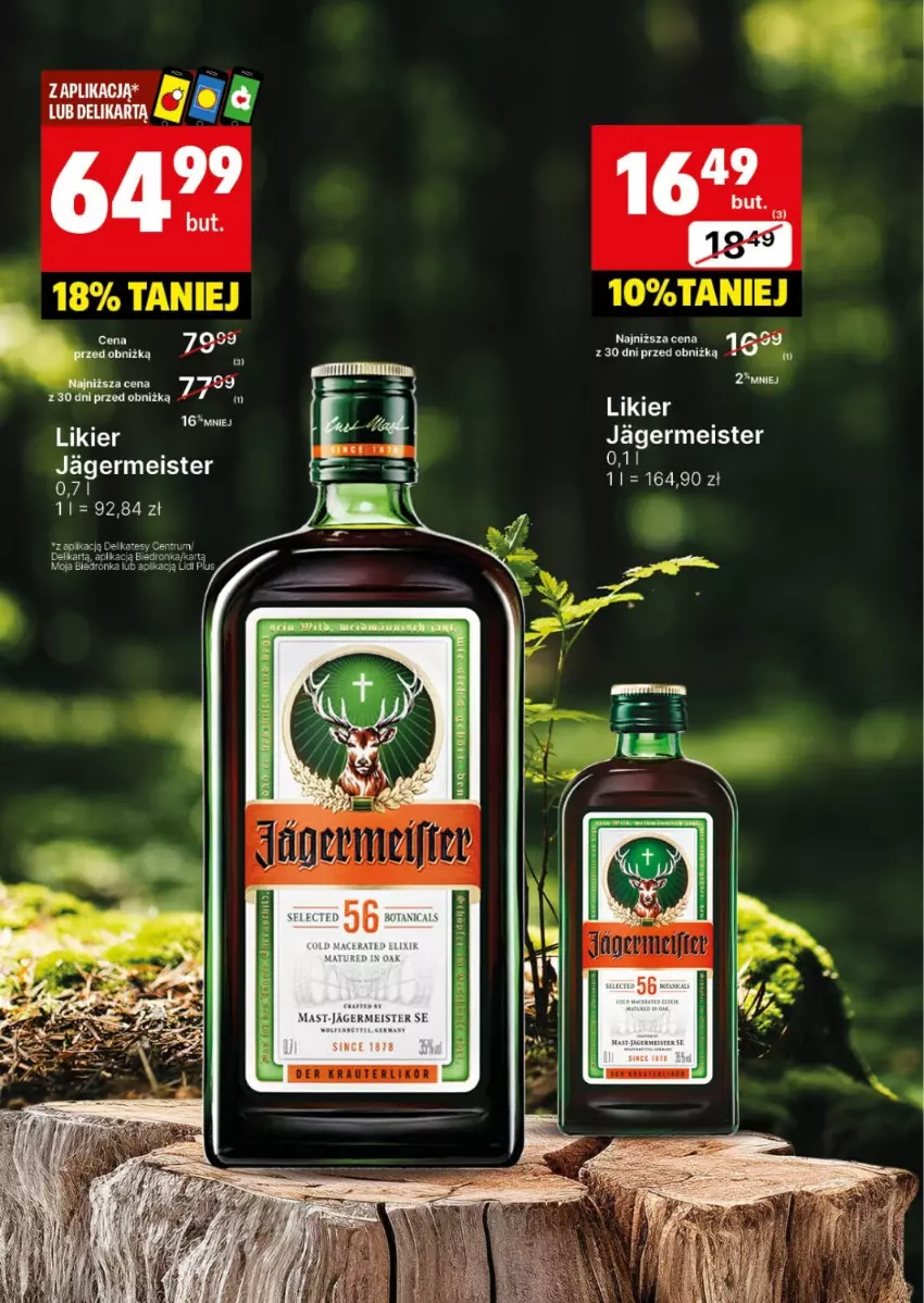 Gazetka promocyjna Delikatesy Centrum - DeliBarek DC27-DC29 - ważna 01.07 do 14.07.2024 - strona 10 - produkty: Jagermeister, Likier, Rum