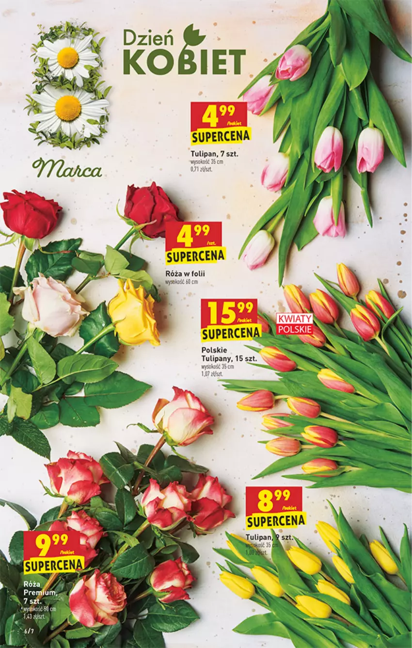 Gazetka promocyjna Biedronka - W tym tygodniu PN - ważna 08.03 do 13.03.2021 - strona 6 - produkty: Róża, Sok, Tulipan