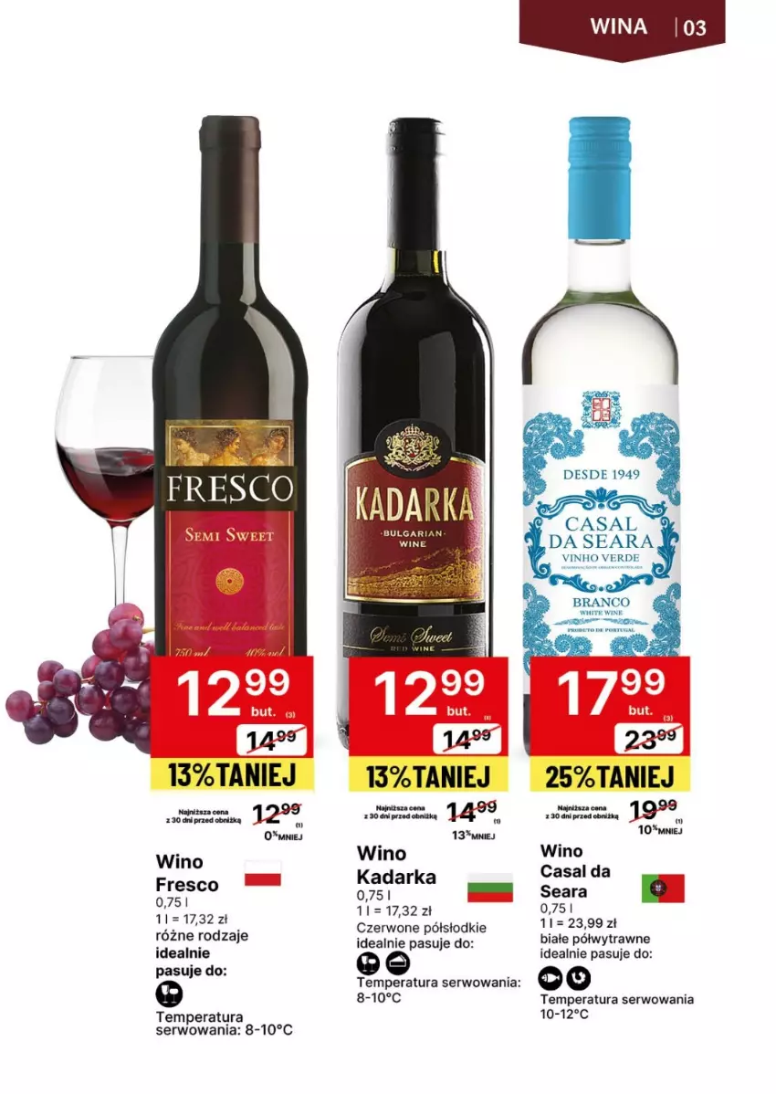 Gazetka promocyjna Delikatesy Centrum - DeliBarek DC19-DC20 - ważna 06.05 do 19.05.2024 - strona 3 - produkty: Fresco, Ser, Wino