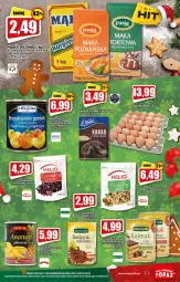 Gazetka promocyjna Topaz - Gazetka - Gazetka - ważna od 15.12 do 15.12.2021 - strona 11 - produkty: Top, Sok, HELCOM, Ananas, Mąka, Syrop, Rodzynki, Brzoskwinie, Kakao, Helio, Bakalland