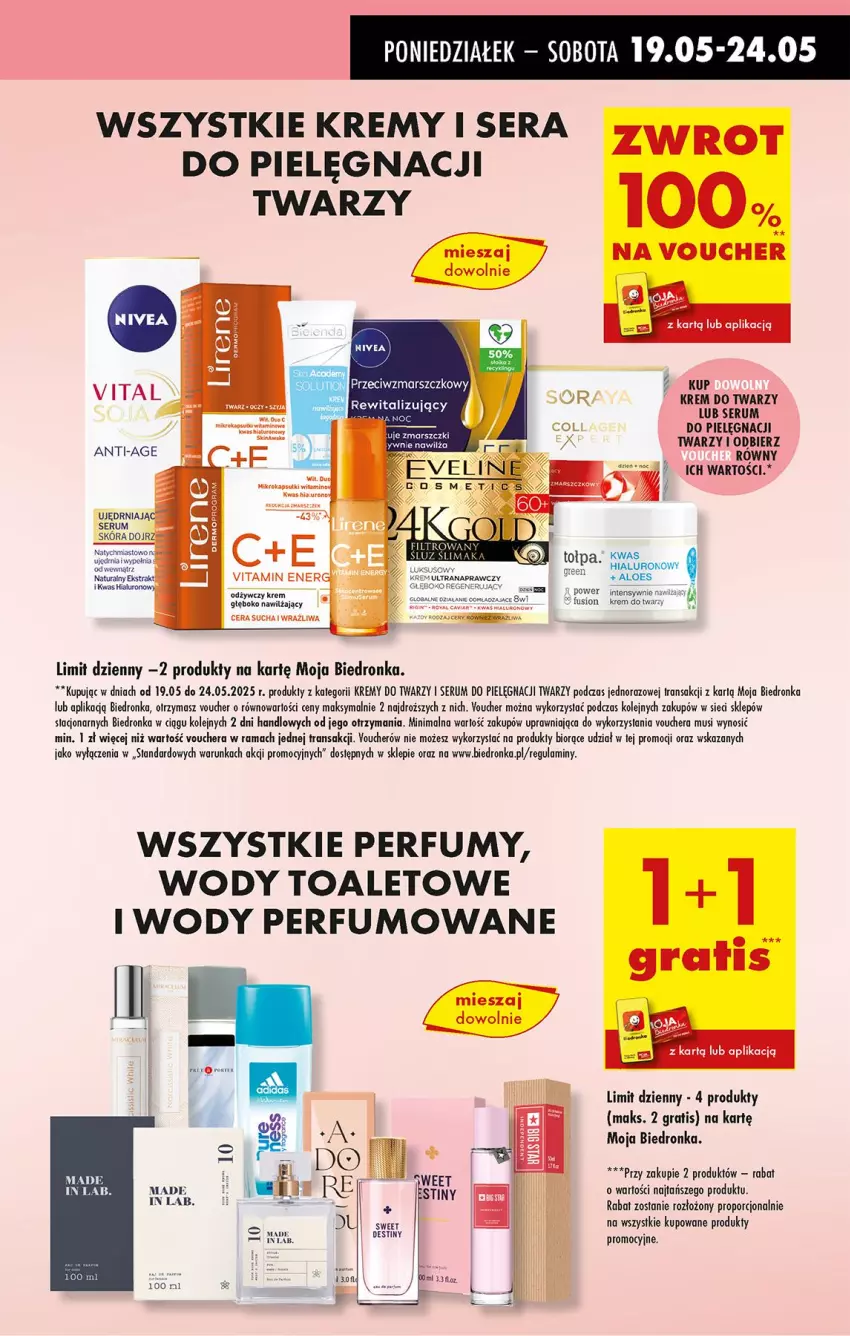 Gazetka promocyjna Biedronka - Od Poniedziałku - ważna 19.05 do 24.05.2025 - strona 15 - produkty: Gra, Krem do twarzy, Mop, Mus, Olej, Perfum, Por, Rama, Rum, Ser, Serum, Tran