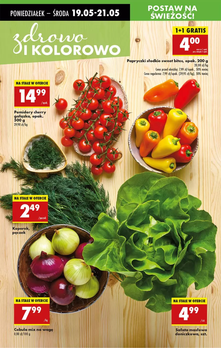 Gazetka promocyjna Biedronka - Od Poniedziałku - ważna 19.05 do 24.05.2025 - strona 21 - produkty: Cebula, Pomidory