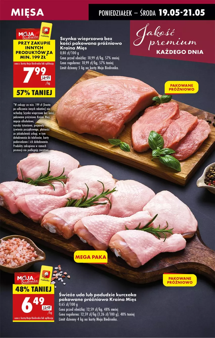 Gazetka promocyjna Biedronka - Od Poniedziałku - ważna 19.05 do 24.05.2025 - strona 25 - produkty: Fa, Koc, Kurczak, Rama, Szynka, Szynka wieprzowa, Telefon