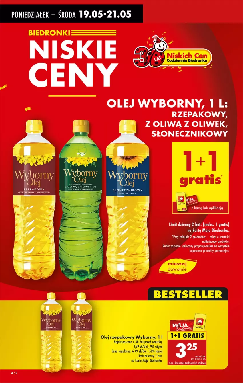 Gazetka promocyjna Biedronka - Od Poniedziałku - ważna 19.05 do 24.05.2025 - strona 4 - produkty: Gra, Olej, Olej rzepakowy