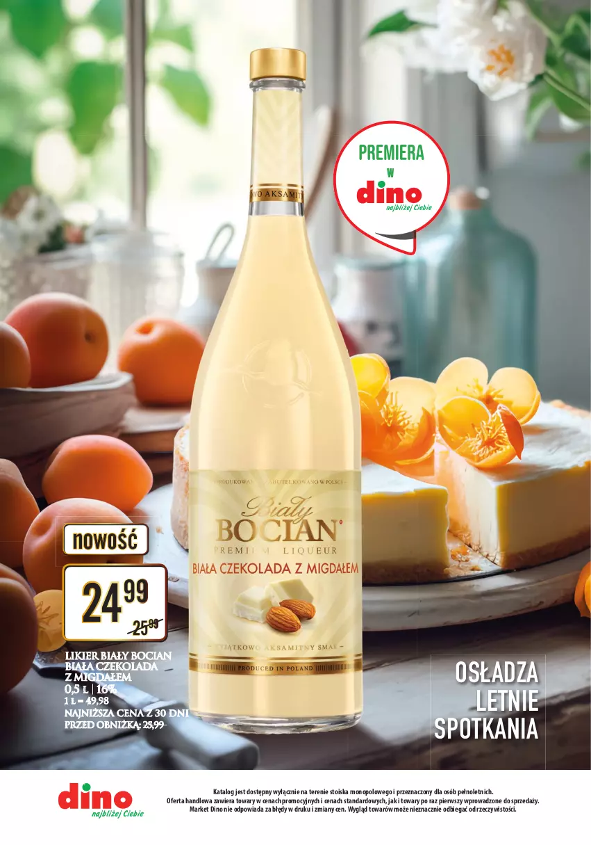 Gazetka promocyjna Dino - Katalog alkoholowy Polmos Lipiec - ważna 10.07 do 15.07.2023 - strona 8 - produkty: Biały Bocian, Czekolada, Likier