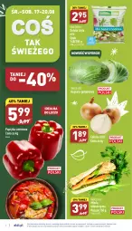 Gazetka promocyjna Aldi - Pełny katalog - Gazetka - ważna od 20.08 do 20.08.2022 - strona 2 - produkty: Cebula, Włoszczyzna pęczek, Papryka czerwona, Papryka, Sałat
