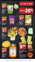 Gazetka promocyjna Aldi - Pełny katalog - Gazetka - ważna od 20.08 do 20.08.2022 - strona 21 - produkty: Piec, Ryż, Pur, Orzeszki, Chipsy, Mango suszone, Chrupki, Konfitura, Wasa, Orzeszki ziemne, Mango, Kokos