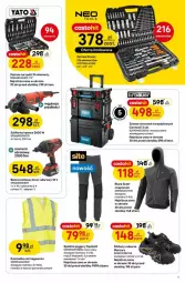 Gazetka promocyjna Castorama - Gazetka - ważna od 11.03 do 11.03.2025 - strona 16 - produkty: Teleskop, Buty, Szlifierka kątowa, Buty robocze, Warka, Kamizelka, Spodnie, Szlifierka, Półbuty, Bluza, Zestaw kluczy, Zestaw narzędzi, Klucz udarowy, Fa