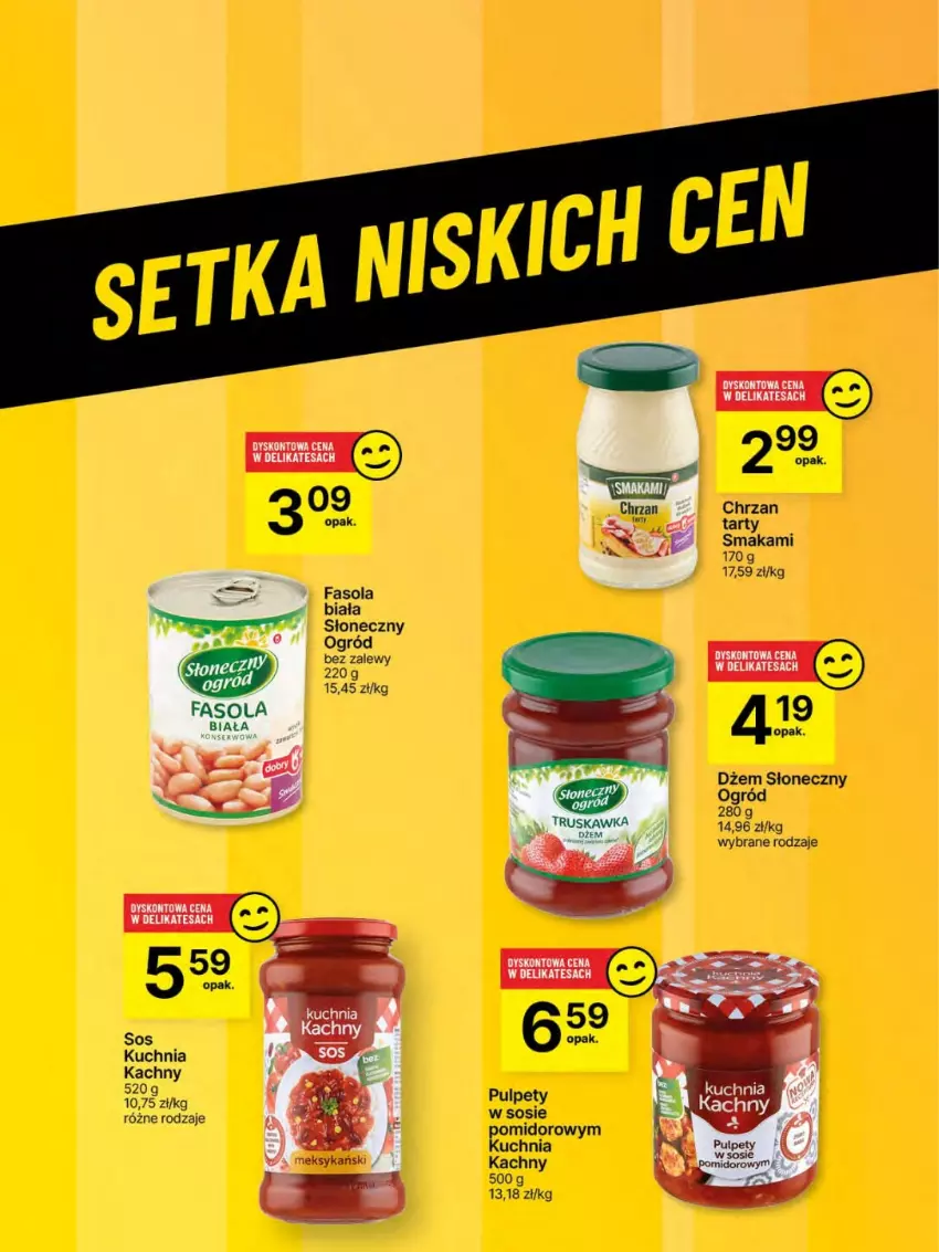 Gazetka promocyjna Delikatesy Centrum - Franczyza DC19 Czwartek - ważna 08.05 do 14.05.2025 - strona 57 - produkty: Chrzan, Dżem, Fa, Fasola, Kuchnia, Ogród, Pulpety, Sos