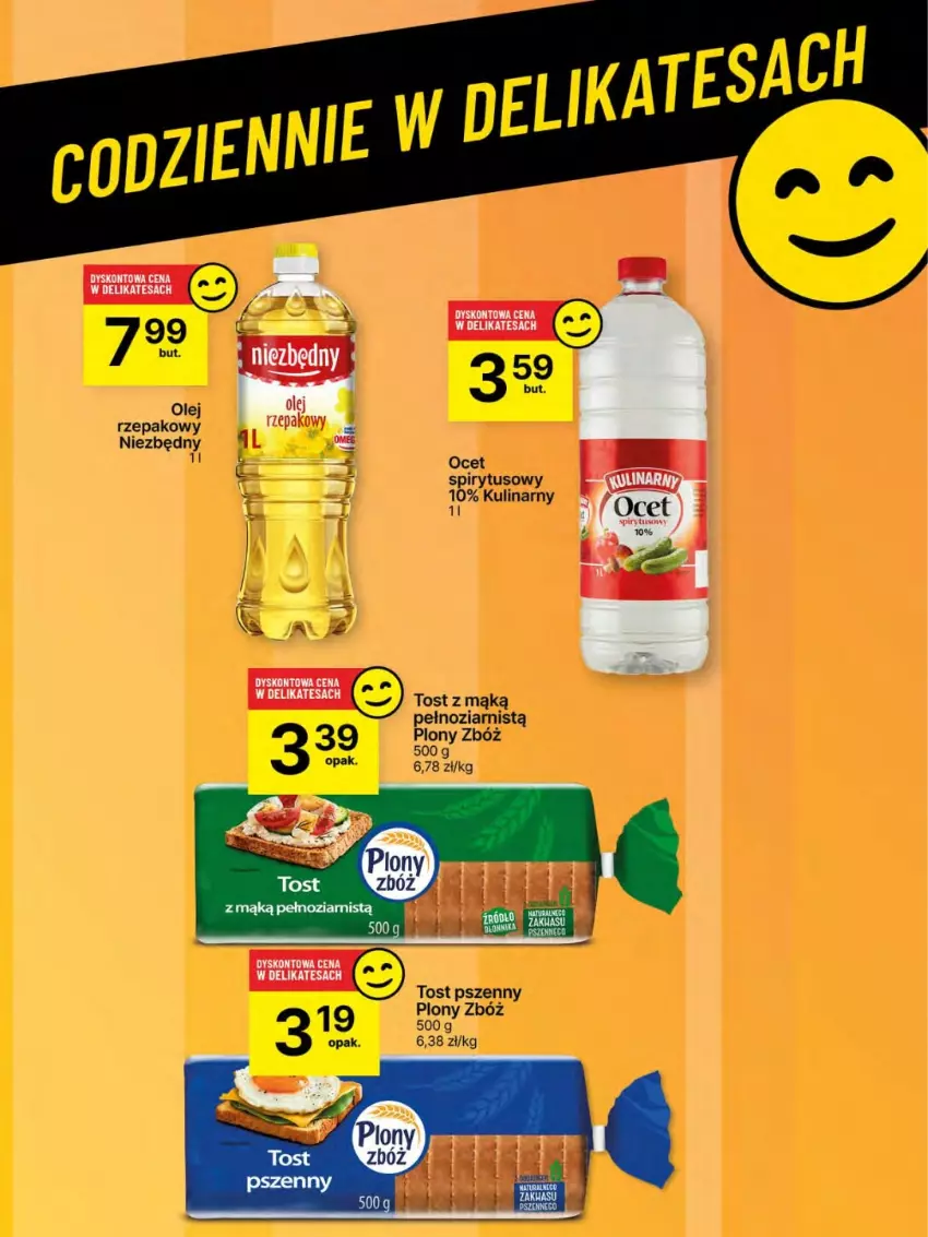 Gazetka promocyjna Delikatesy Centrum - Franczyza DC19 Czwartek - ważna 08.05 do 14.05.2025 - strona 58 - produkty: Ocet, Olej, Olej rzepakowy