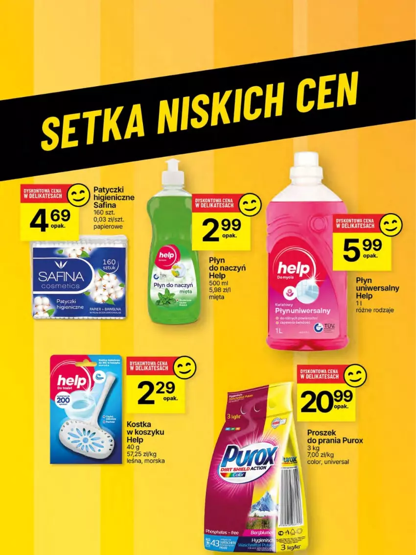 Gazetka promocyjna Delikatesy Centrum - Franczyza DC19 Czwartek - ważna 08.05 do 14.05.2025 - strona 63 - produkty: Kosz, Mięta, Papier, Proszek do prania, Pur