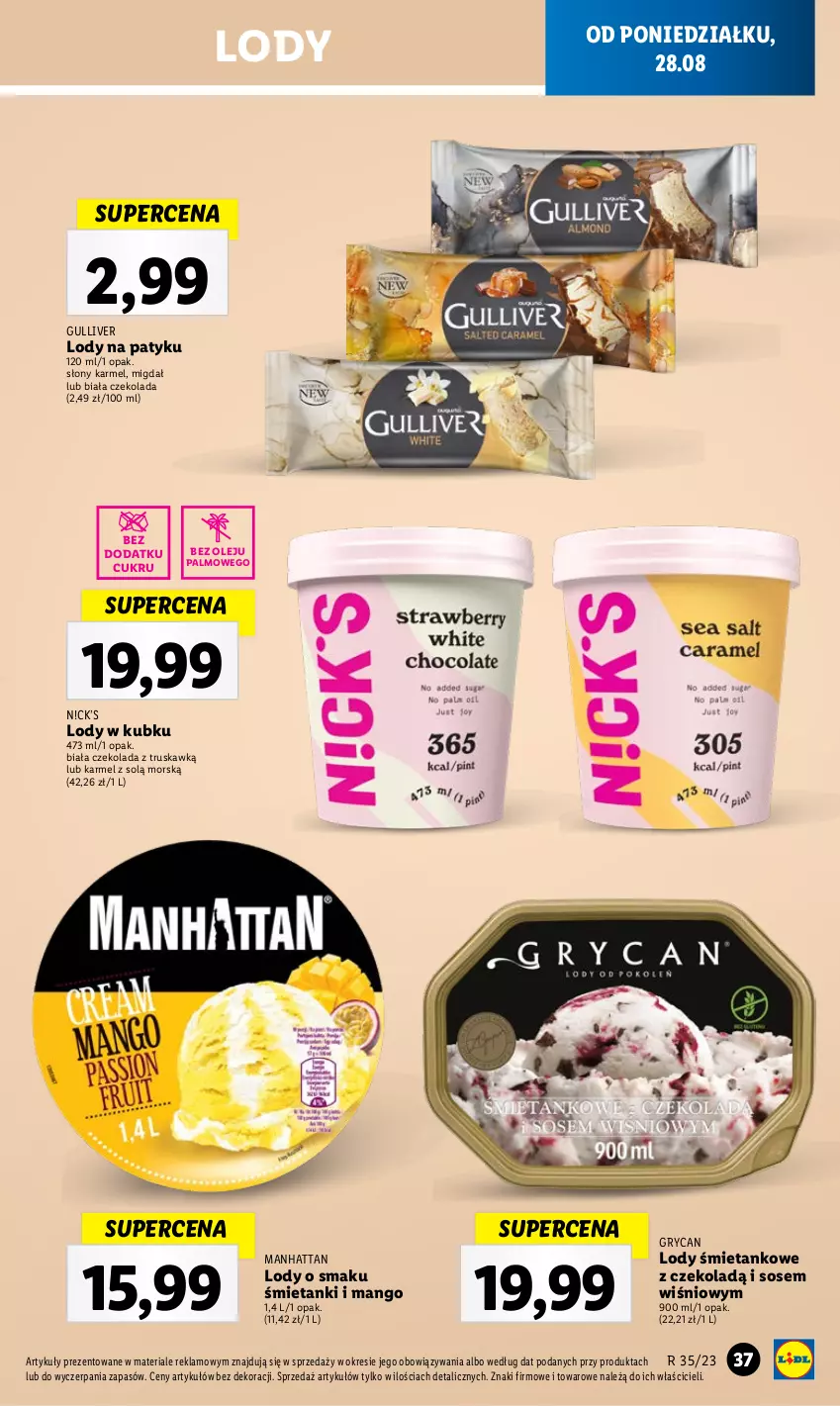 Gazetka promocyjna Lidl - GAZETKA - ważna 28.08 do 02.09.2023 - strona 51 - produkty: Czekolada, Gry, Lody, Mango, Olej, Sos