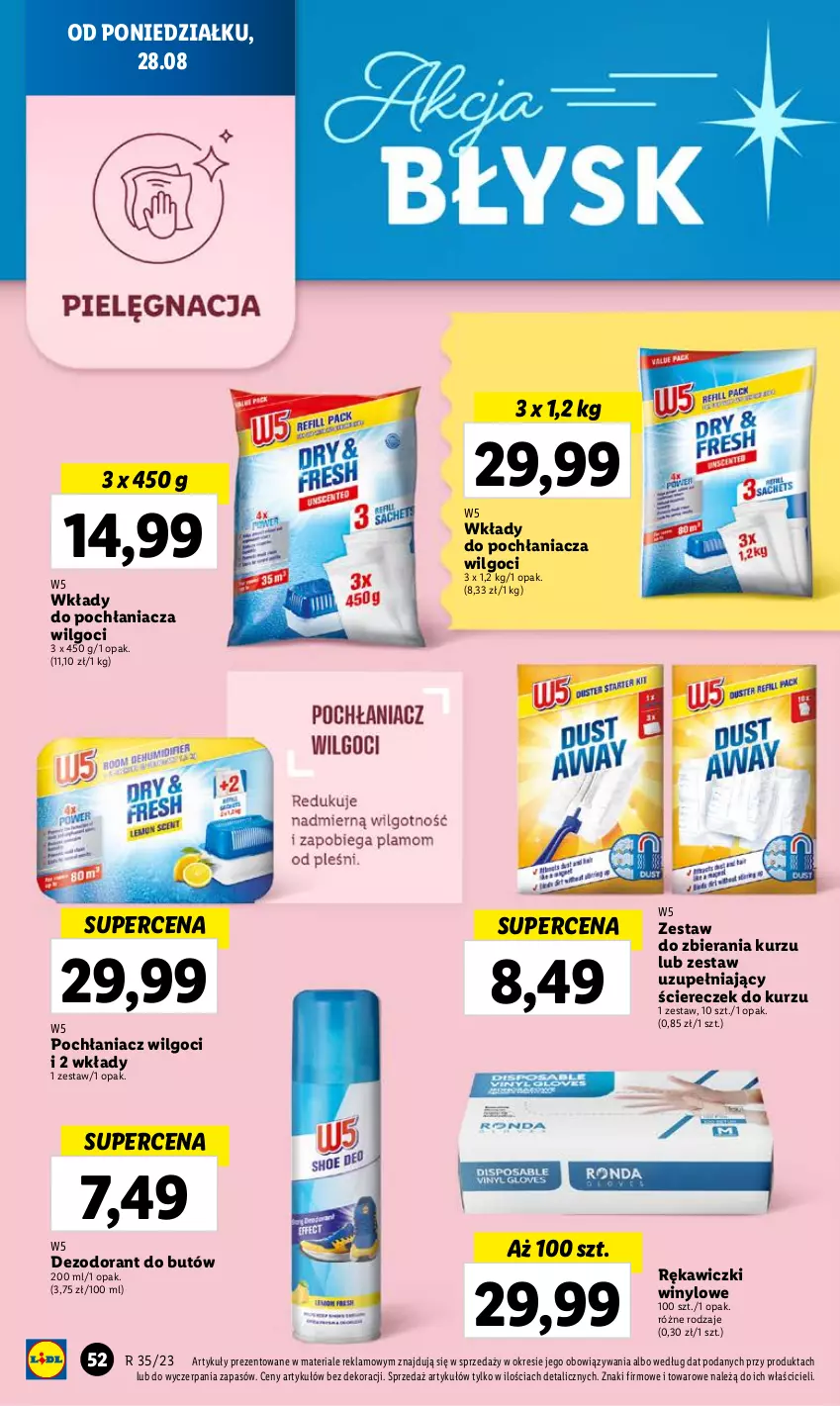 Gazetka promocyjna Lidl - GAZETKA - ważna 28.08 do 02.09.2023 - strona 66 - produkty: Dezodorant, LG, Pochłaniacz wilgoci