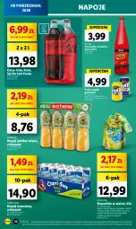 Gazetka promocyjna Lidl - GAZETKA - Gazetka - ważna od 02.09 do 02.09.2023 - strona 46 - produkty: Ananas, Kiwi, Coca-Cola, Napoje, Oranżada, Hellena, Napój gazowany, Tymbark, Smoothie, Fanta, Wino, Sprite, Mango, Napój, Mięta, Szpinak, Fa