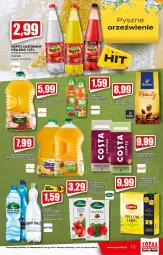 Gazetka promocyjna Topaz - Gazetka - Gazetka - ważna od 15.09 do 15.09.2021 - strona 15 - produkty: Tchibo, Top, Sok, Kawa mielona, Kawa, Sok jabłkowy, Hellena, Lipton, Napój gazowany, Kubuś, Wosana, Woda, Herbata, Napój, Fa