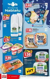 Gazetka promocyjna Topaz - Gazetka - Gazetka - ważna od 15.09 do 15.09.2021 - strona 8 - produkty: Serek wiejski, Top, Ser, Gin, Smakowita, Piątnica, Brie, Jaja, Serek homogenizowany, Serek, Margaryna, Camembert, NaTurek, Mleko, Fa