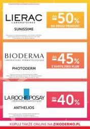 Gazetka promocyjna Ziko - Gazetka Ziko Dermo - Gazetka - ważna od 20.08 do 20.08.2025 - strona 10 - produkty: Ser, Bioderma, Lierac, La Roche-Posay, Helio