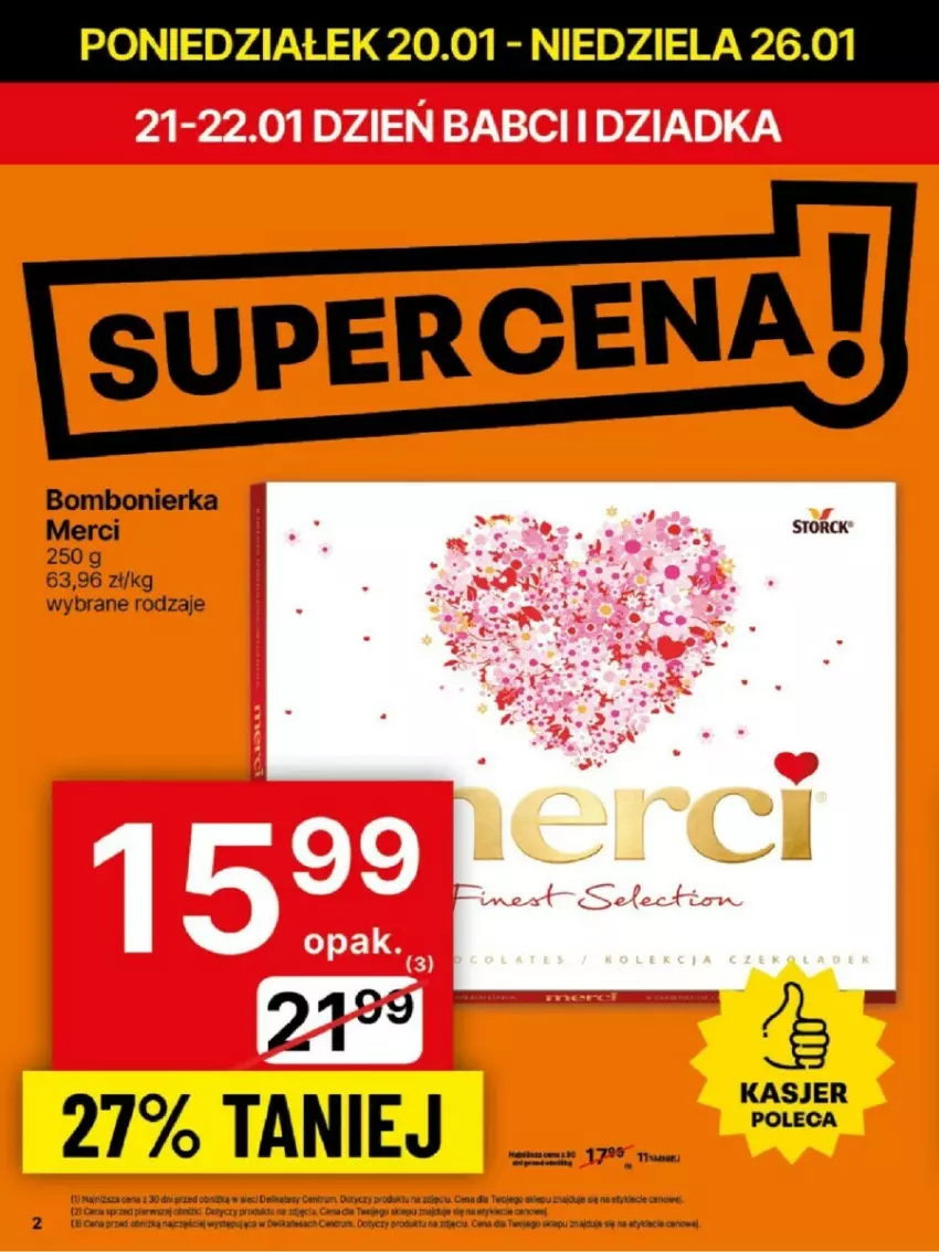 Gazetka promocyjna Delikatesy Centrum - ważna 20.01 do 26.01.2025 - strona 12 - produkty: Merci, Rum