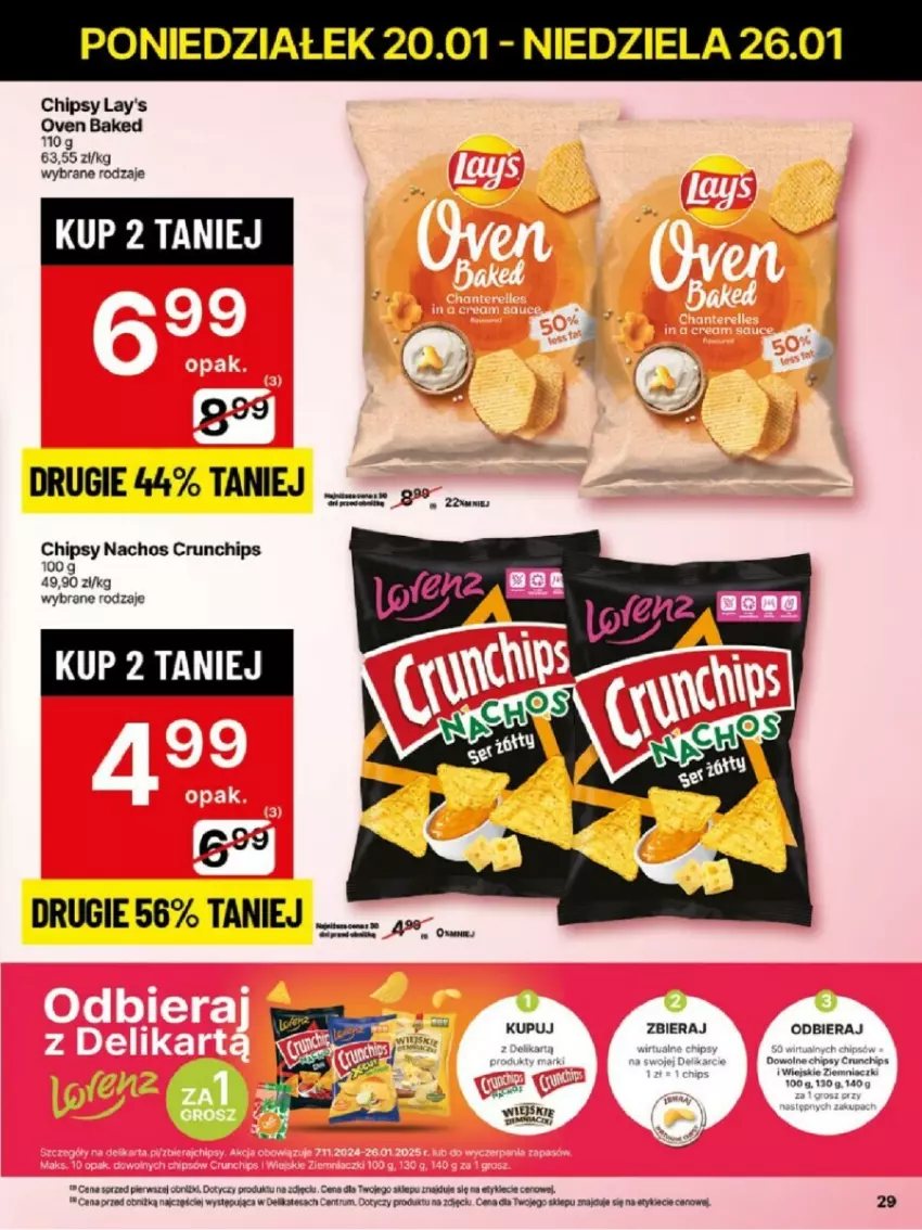 Gazetka promocyjna Delikatesy Centrum - ważna 20.01 do 26.01.2025 - strona 22 - produkty: Chipsy, Chipsy nachos, Crunchips, Rum