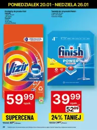 Gazetka promocyjna Delikatesy Centrum - Gazetka - ważna od 26.01 do 26.01.2025 - strona 30 - produkty: Rum, Finish, Tablet, Vizir, Zmywarki, Tabletki do zmywarki