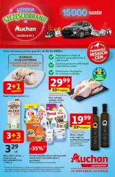 Gazetka promocyjna Auchan - Pewność niskich cen Supermarket - Gazetka - ważna od 12.11 do 12.11.2025 - strona 1 - produkty: Top, Gin, Gra, Biały Jeleń, Persil, Tusz, Vizir, Oliwa z oliwek, Mleko, Fa, Oliwa