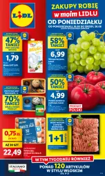 Gazetka promocyjna Lidl - GAZETKA - Gazetka - ważna od 20.08 do 20.08.2025 - strona 1 - produkty: Mięso mielone, Mięso mielone z łopatki wieprzowej, Gra, Jaja, Wazon, Lody, Pilos, Winogrona, Wino, Pomidory, Mięso, Mleko