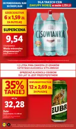 Gazetka promocyjna Lidl - GAZETKA - Gazetka - ważna od 20.08 do 20.08.2025 - strona 6 - produkty: Piwa, Gra, Woda mineralna, Woda, Cisowianka