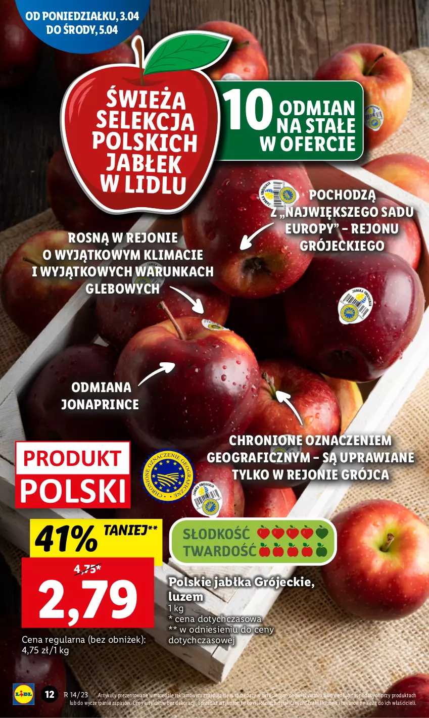 Gazetka promocyjna Lidl - GAZETKA - ważna 03.04 do 05.04.2023 - strona 12 - produkty: Gra, Jabłka, Wino