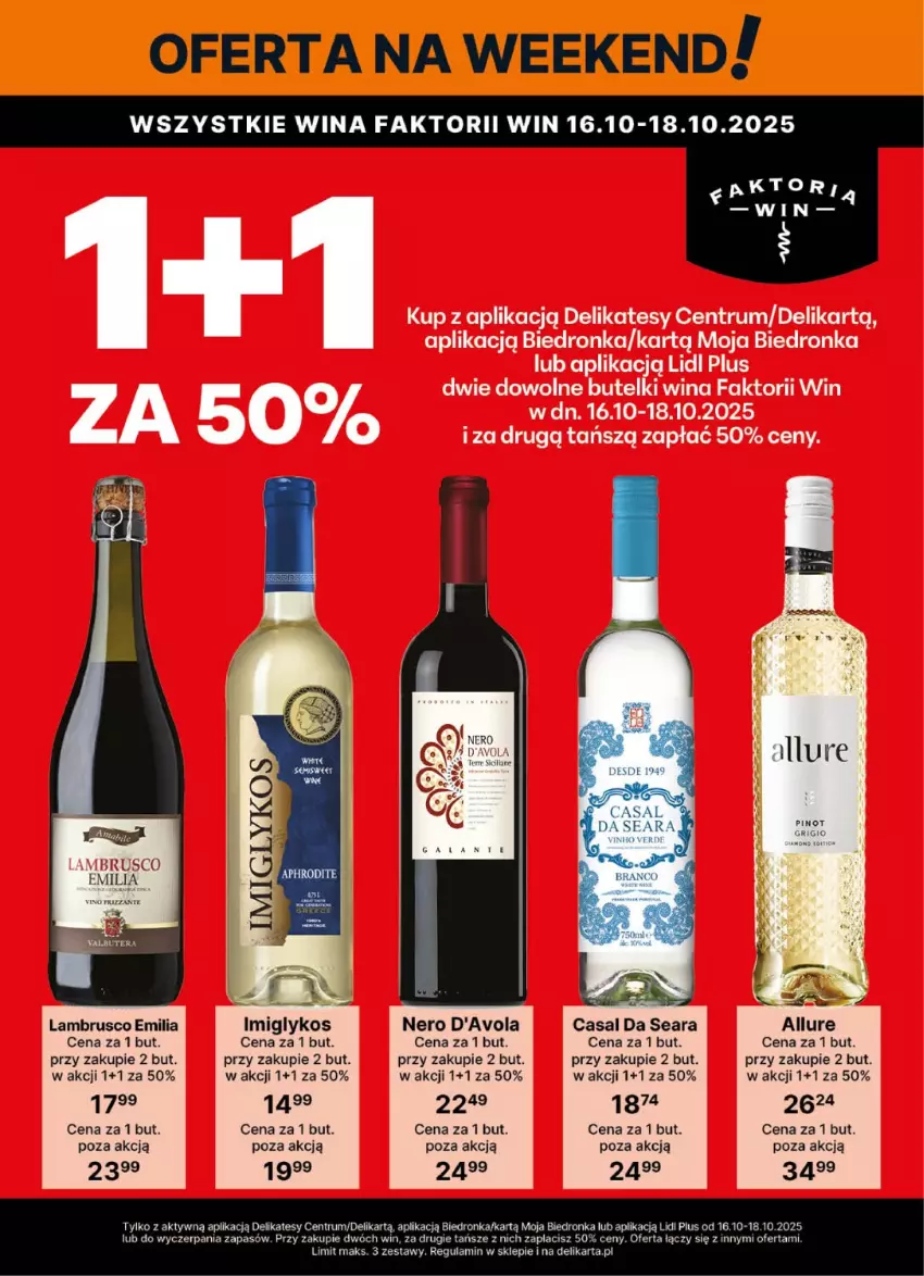 Gazetka promocyjna Delikatesy Centrum - Delibarek DC42-DC43 - ważna 16.10 do 29.10.2025 - strona 2 - produkty: Fa, Pinot Grigio, Rum