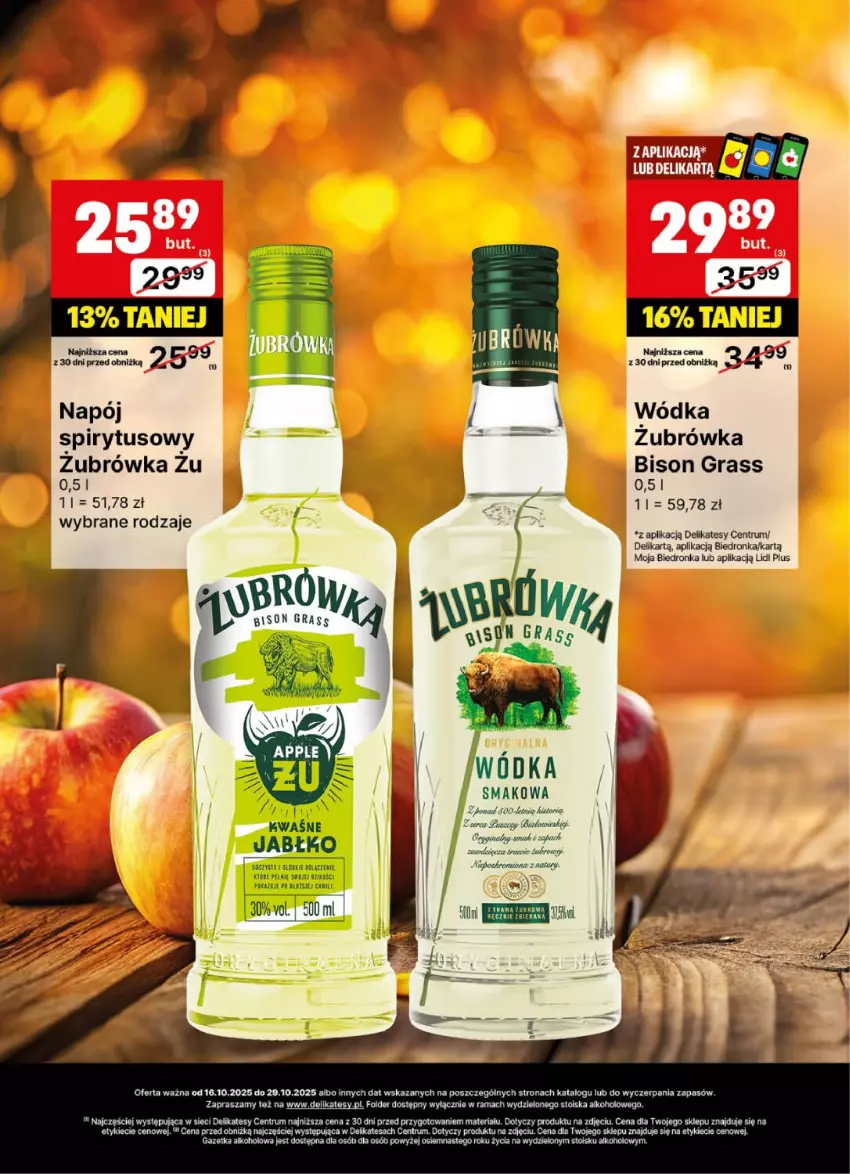 Gazetka promocyjna Delikatesy Centrum - Delibarek DC42-DC43 - ważna 16.10 do 29.10.2025 - strona 20 - produkty: Gin, Gra, LG, Napój, Rama, Rum, Wódka