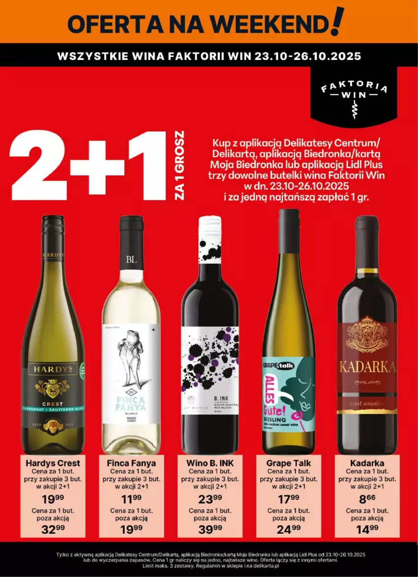 Gazetka promocyjna Delikatesy Centrum - Delibarek DC42-DC43 - ważna 16.10 do 29.10.2025 - strona 3 - produkty: Fa, Gra, Rum, Wino