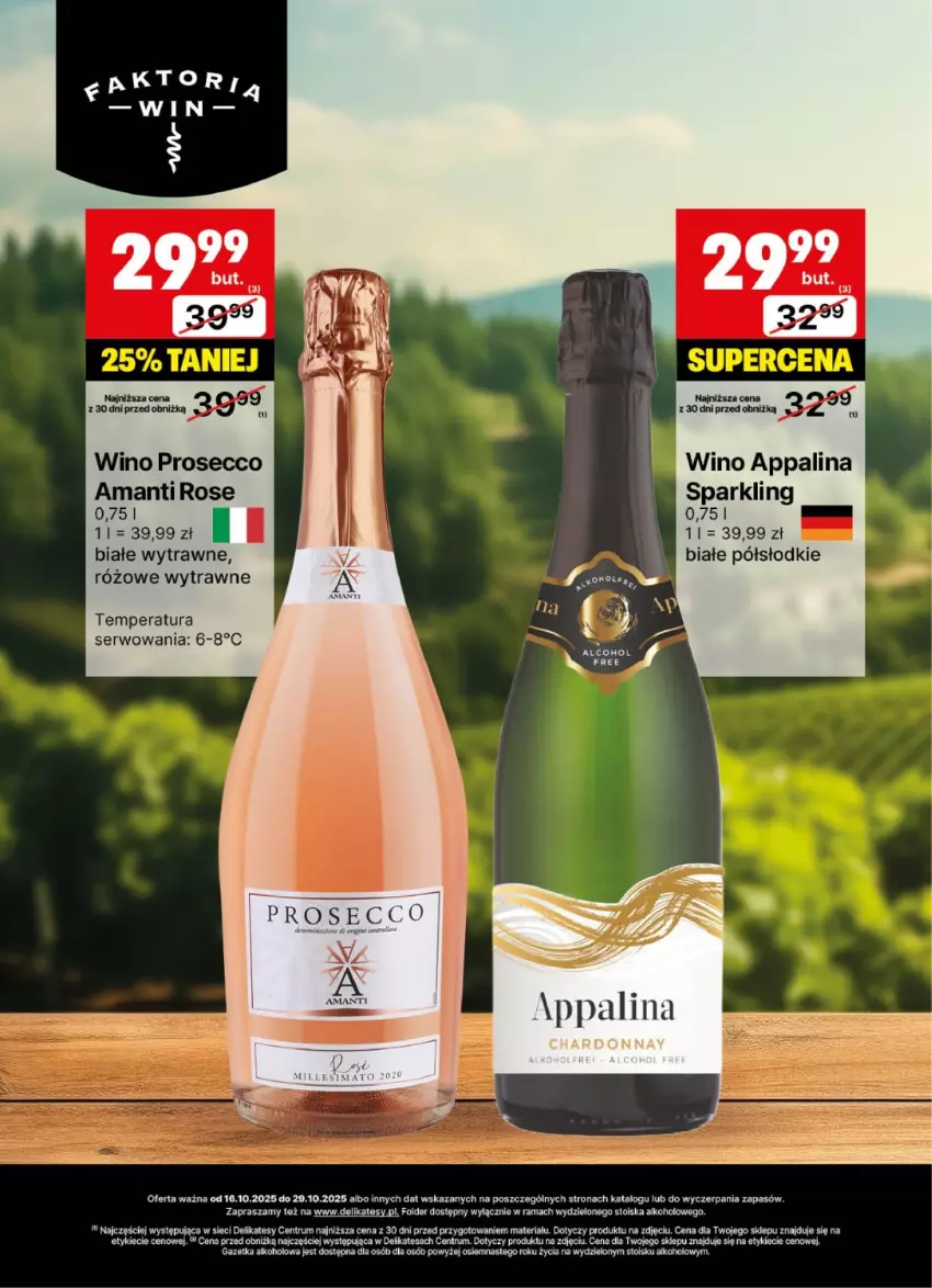 Gazetka promocyjna Delikatesy Centrum - Delibarek DC42-DC43 - ważna 16.10 do 29.10.2025 - strona 5 - produkty: Prosecco, Rama, Rum, Ser, Wino
