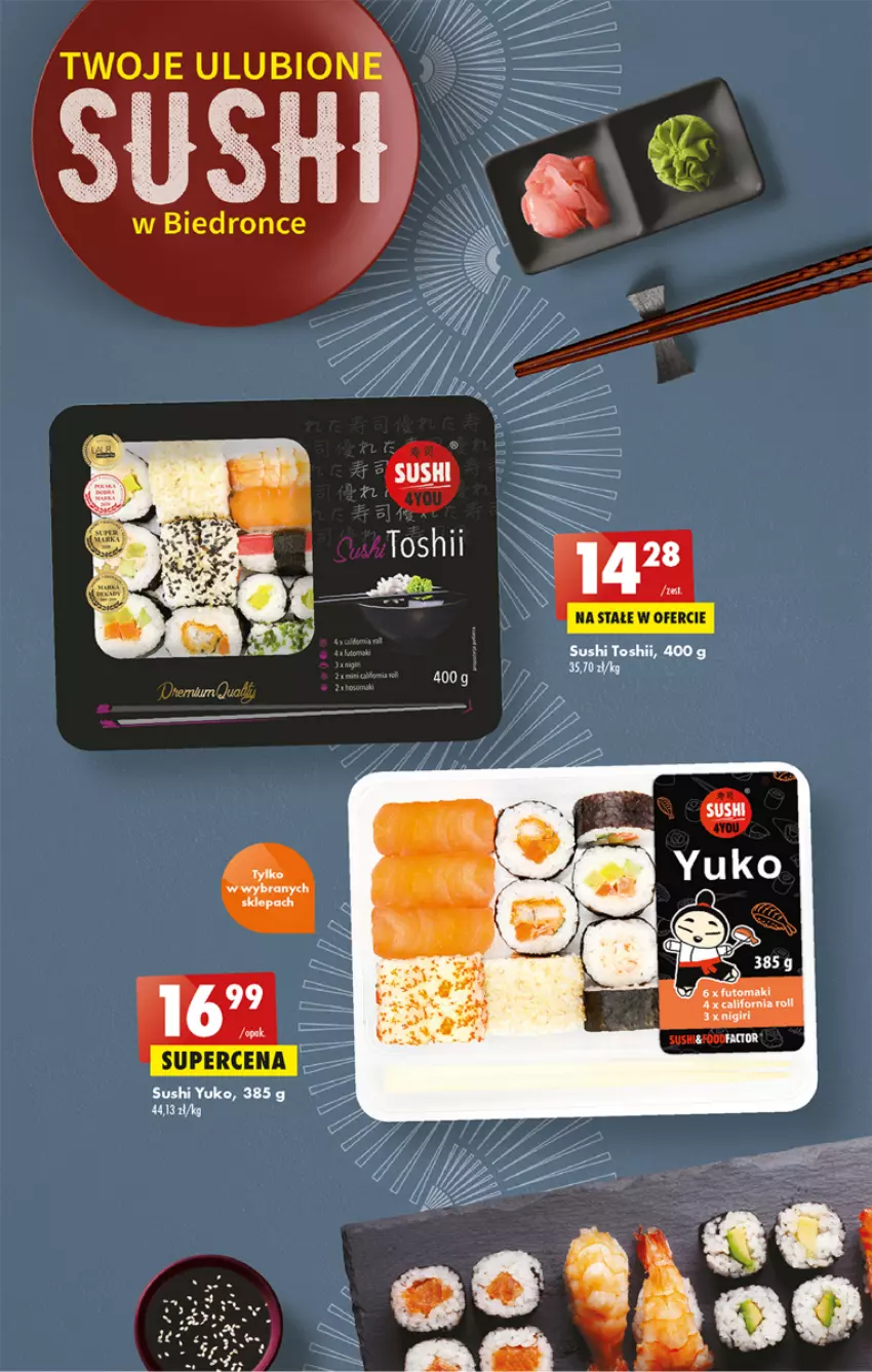 Gazetka promocyjna Biedronka - W tym tygodniu - ważna 10.10 do 15.10.2022 - strona 25 - produkty: Sushi