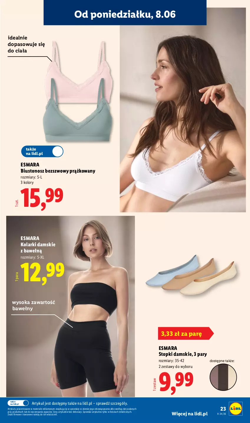 Gazetka promocyjna Lidl - Katalog ważny od 8.06 - ważna 08.06 do 13.06.2026 - strona 25 - produkty: Biustonosz, Sok, Top