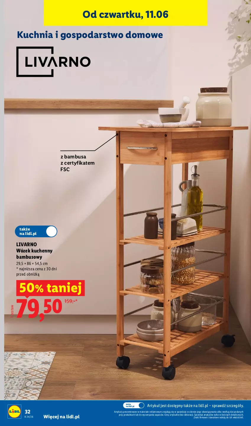 Gazetka promocyjna Lidl - Katalog ważny od 8.06 - ważna 08.06 do 13.06.2026 - strona 36 - produkty: Ivar, Kuchnia, Wózek