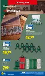 Gazetka promocyjna Lidl - Katalog ważny od 8.06 - Gazetka - ważna od 13.06 do 13.06.2026 - strona 50 - produkty: Parkside, Inka, Kosz, Regał, Sznurek, Haczyk, Ogród