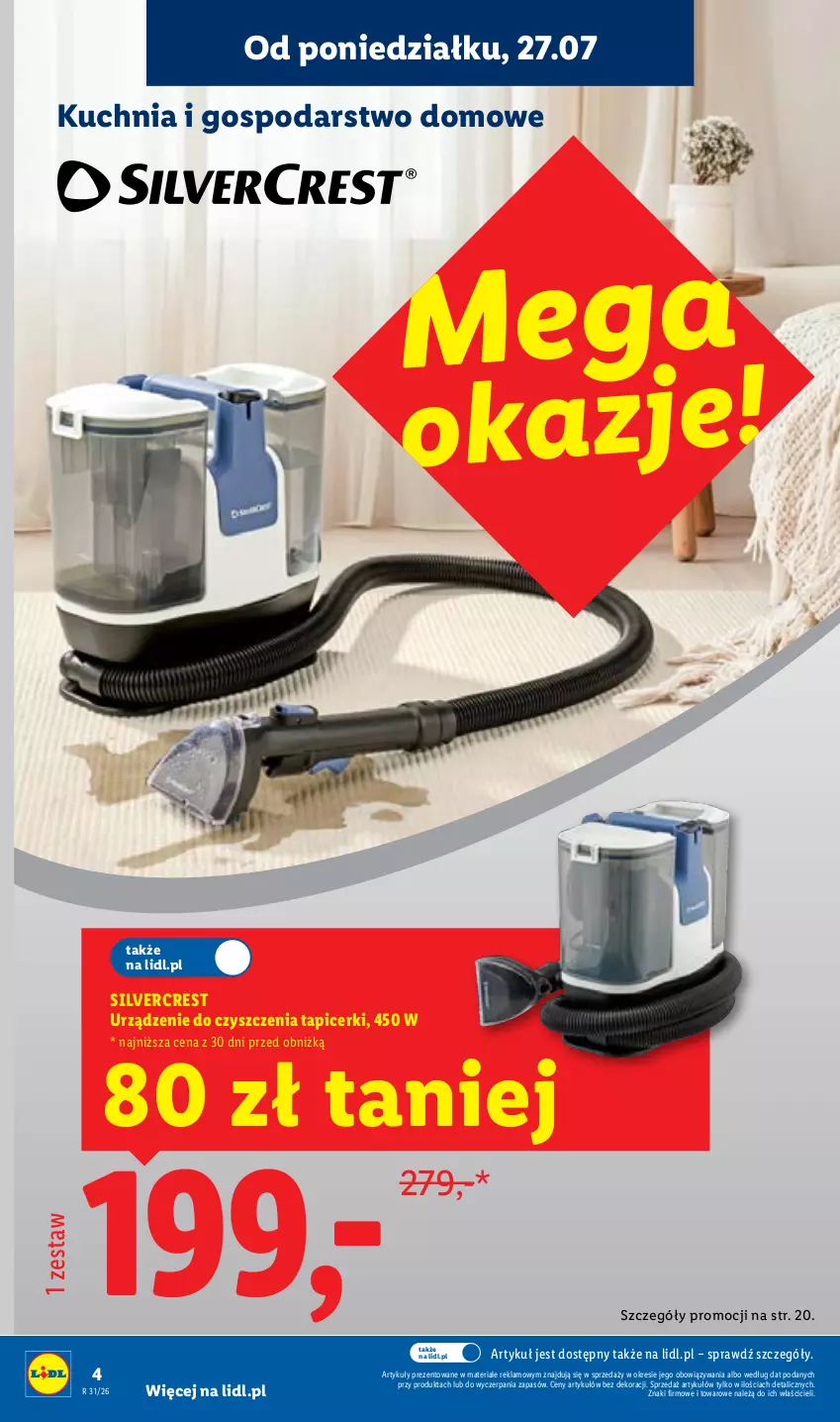 Gazetka promocyjna Lidl - Gazetka ważna od 27.07. do 01.08. - ważna 27.07 do 01.08.2026 - strona 4 - produkty: Kuchnia, Silvercrest