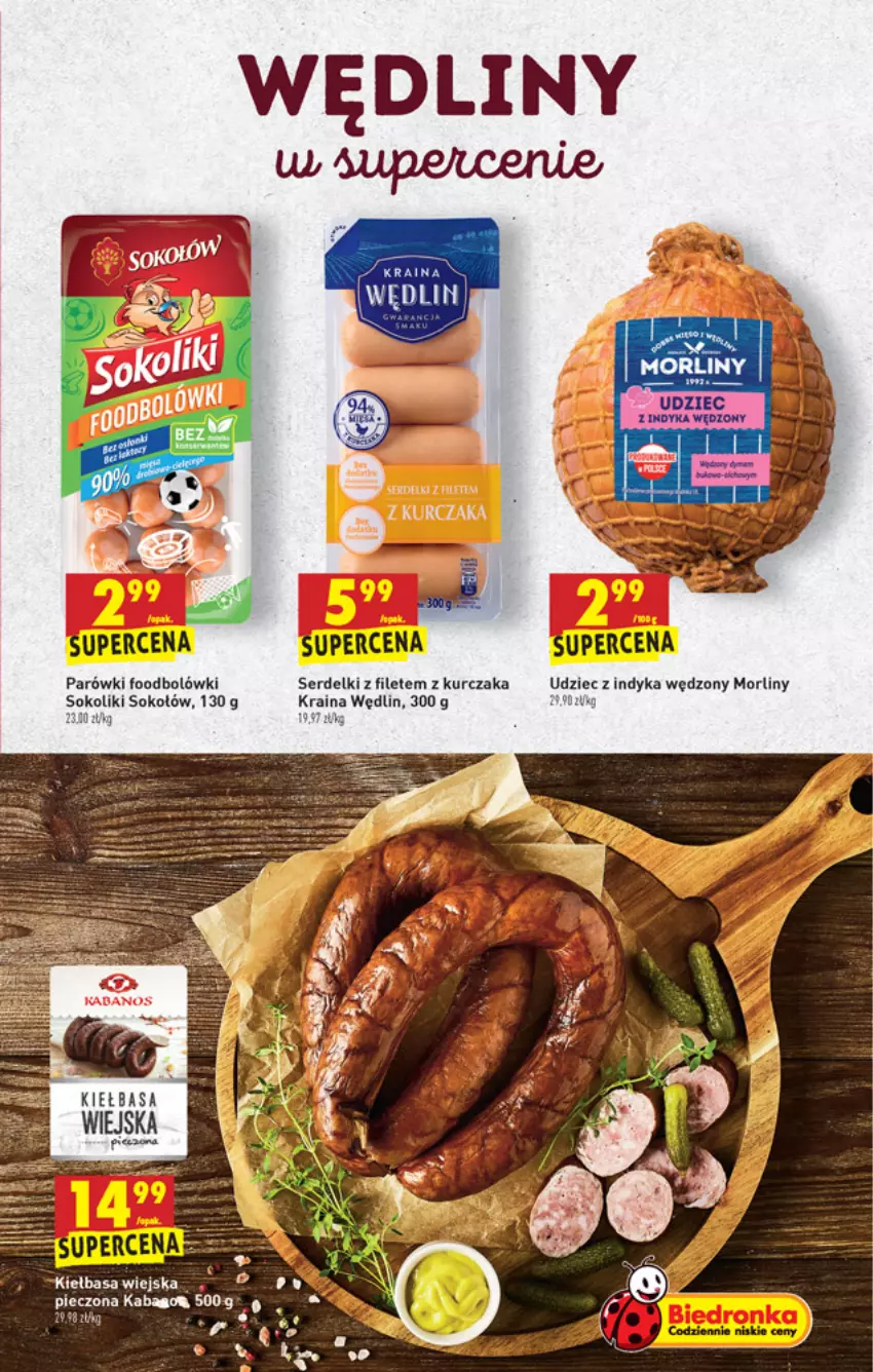 Gazetka promocyjna Biedronka - W tym tygodniu - ważna 26.08 do 01.09.2021 - strona 31 - produkty: Kiełbasa, Kurczak, Morliny, Parówki, Ser, Serdelki, Sok, Sokołów, Udziec z indyka