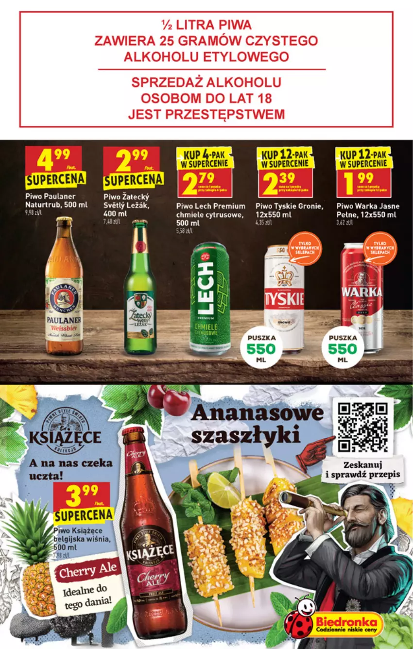 Gazetka promocyjna Biedronka - W tym tygodniu - ważna 26.08 do 01.09.2021 - strona 53 - produkty: Gra, Lech Premium, Piwo, Tyskie, Warka