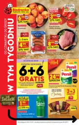 Gazetka promocyjna Biedronka - W tym tygodniu - Gazetka - ważna od 01.09 do 01.09.2021 - strona 1 - produkty: Gra, Szynka wieprzowa, Dzwonek, Papryka, Persil, , Lody, Szynka, Kiełbasa, Kiełbasa śląska