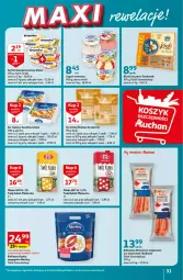 Gazetka promocyjna Auchan - Gazetka MAXI rewelacje! Hipermarket Auchan - Gazetka - ważna od 20.09 do 20.09.2023 - strona 31 - produkty: Ser topiony, Top, Ser, Gra, Jogurt owocowy, Jogurt, Mlekovita, Serek homogenizowany, Serek, Morliny, Danio, Kubek, Kabanos, Kluski na parze, Gouda, Kiełbasa, Mleko, Kiełbasa śląska