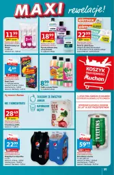 Gazetka promocyjna Auchan - Gazetka MAXI rewelacje! Hipermarket Auchan - Gazetka - ważna od 20.09 do 20.09.2023 - strona 35 - produkty: Piwa, Piwo, Mydło w płynie, Sok, Gra, Listerine, Pepsi max, Pasta do zębów, Pepsi, Sok jabłkowy, Cleanic, Płyn do płukania, Płatki kosmetyczne, Dzieci, Mydło, Elmex, Napój