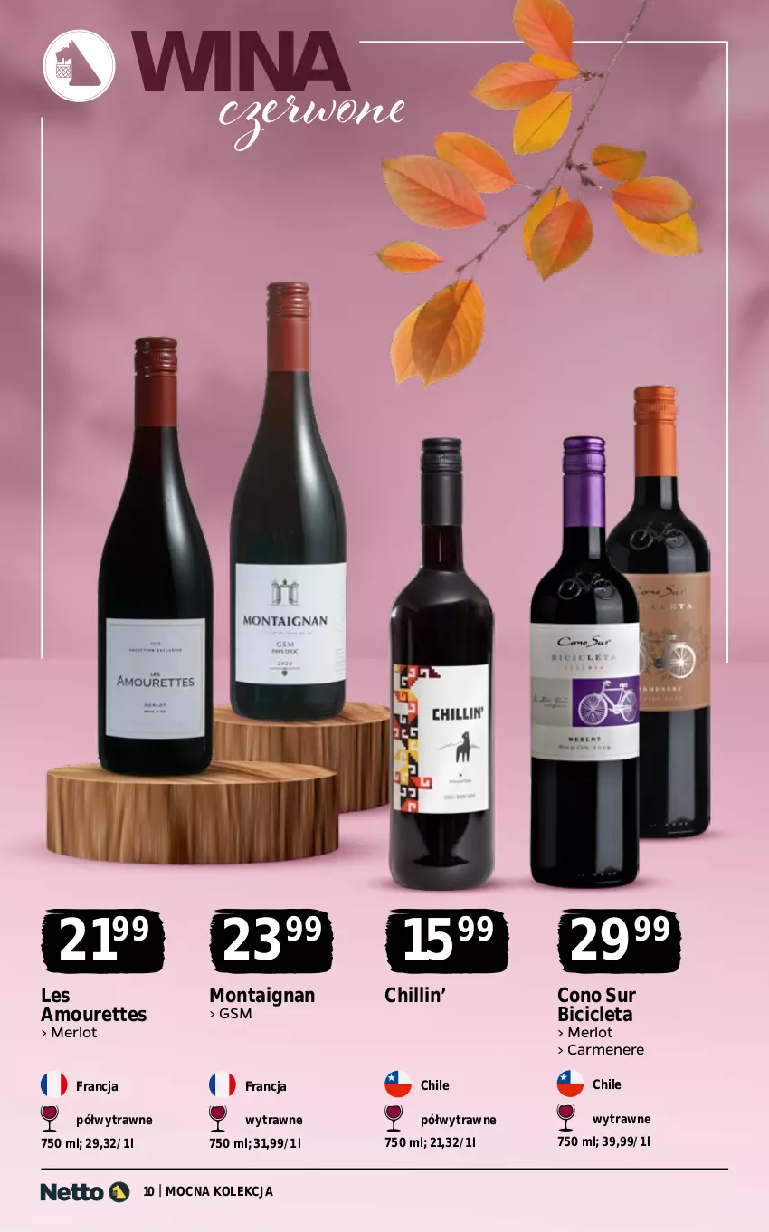 Gazetka promocyjna Netto - Alkohole - Wina - ważna 13.10 do 25.10.2025 - strona 10 - produkty: BIC, Merlot