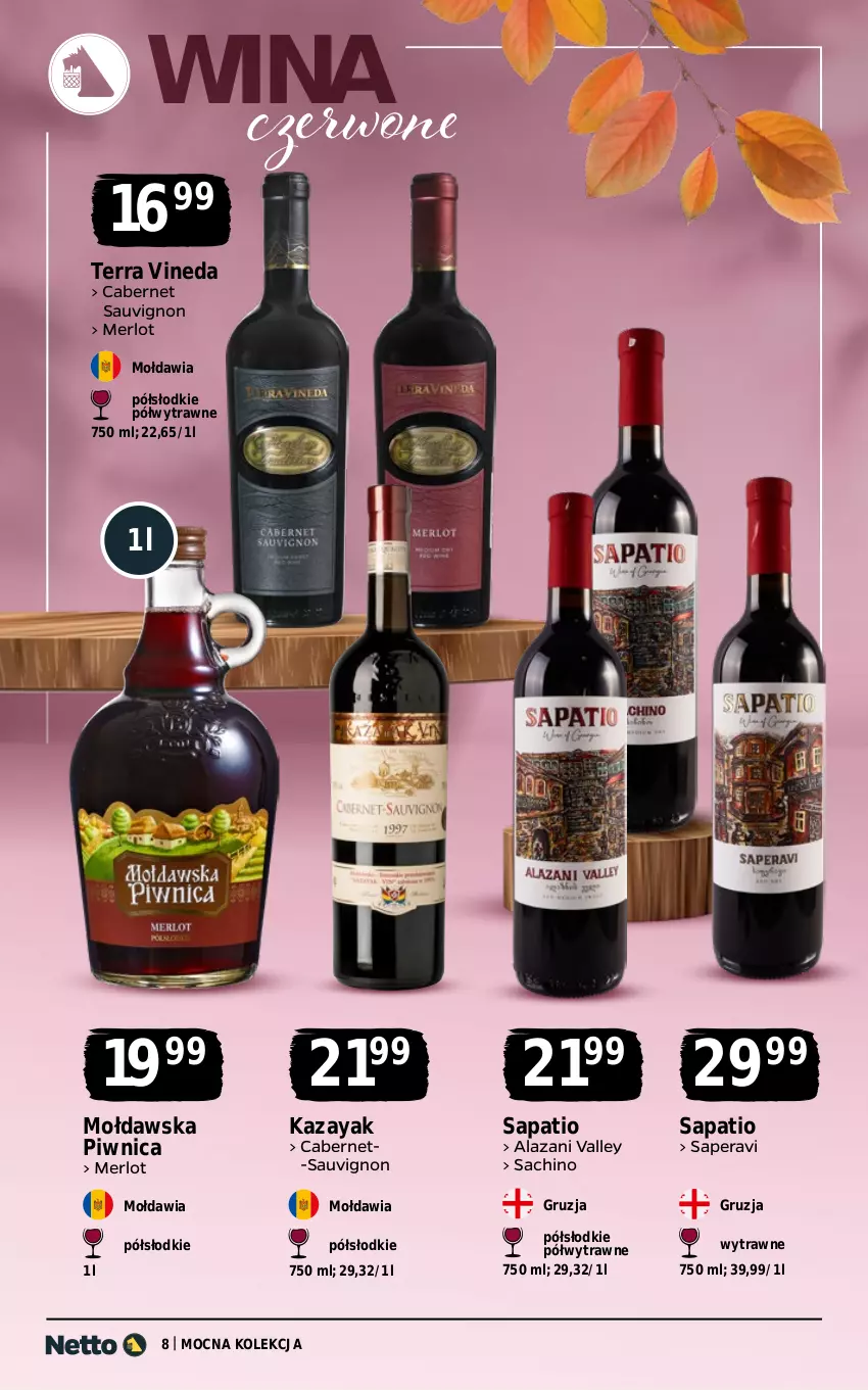 Gazetka promocyjna Netto - Alkohole - Wina - ważna 13.10 do 25.10.2025 - strona 8 - produkty: Cabernet Sauvignon, Merlot