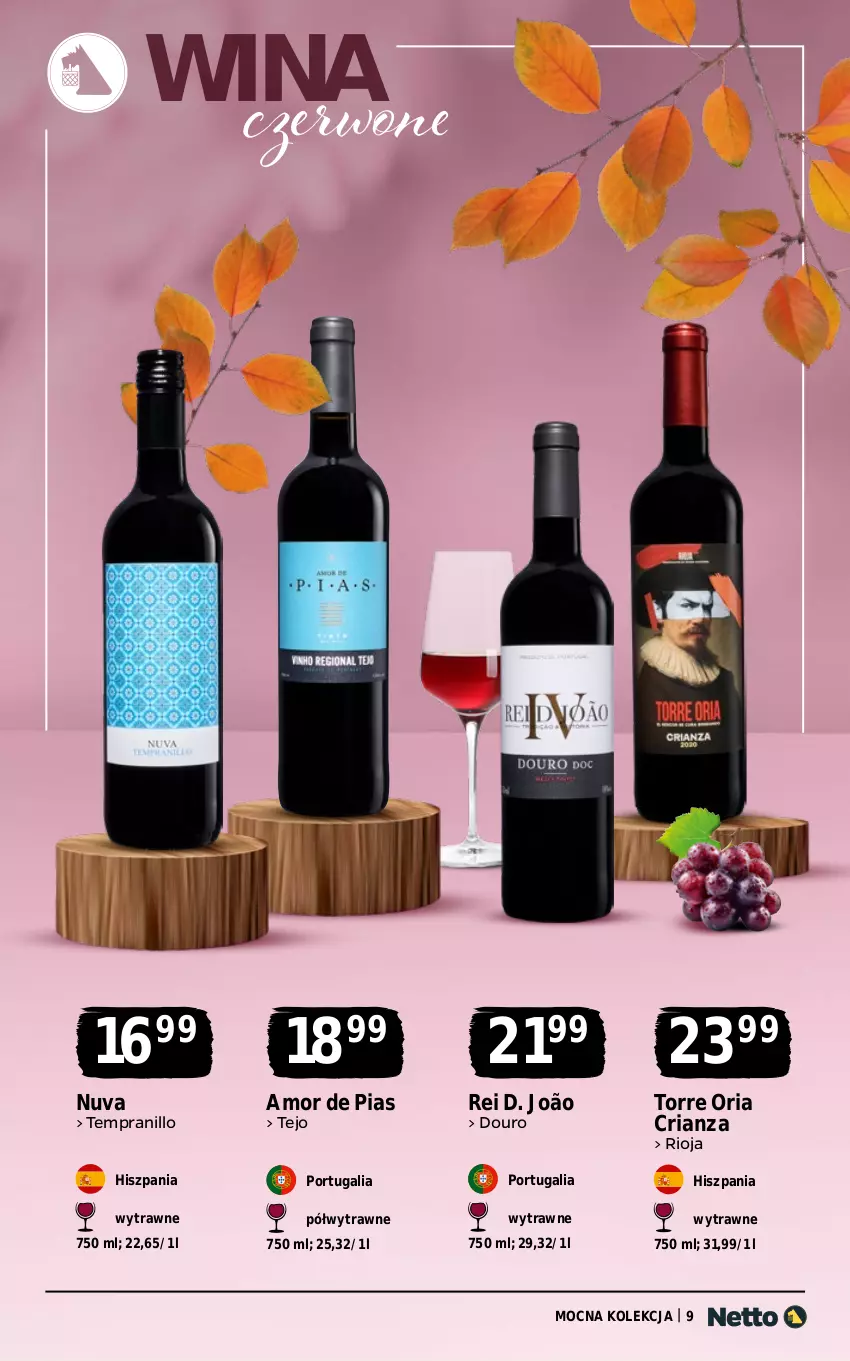 Gazetka promocyjna Netto - Alkohole - Wina - ważna 13.10 do 25.10.2025 - strona 9 - produkty: Por, Rioja