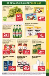 Gazetka promocyjna Stokrotka - Market - Gazetka - ważna od 04.03 do 04.03.2026 - strona 3 - produkty: Piwa, Piwo, Warzywa, Ser, Por, Mus, Gra, Favita, Energizer, Mlekovita, Daktyle, Wafle, Perła, Optima, Winogrona, Baterie alkaliczne, Owoce, Wino, Vegeta, Herbata, Kamis, Ogród, Mięso, Herbapol, Wafle tortowe, Musztarda, Mleko, Fa
