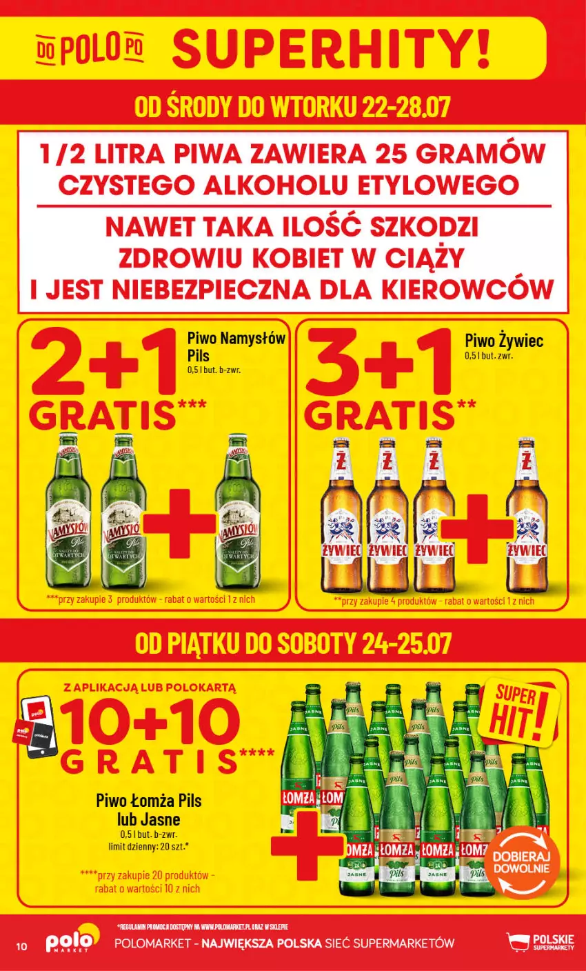 Gazetka promocyjna PoloMarket - Gazetka Polomarket 22.07-28.07 - ważna 22.07 do 28.07.2026 - strona 10 - produkty: Gra, Namysłów, Piec, Piwa, Piwo