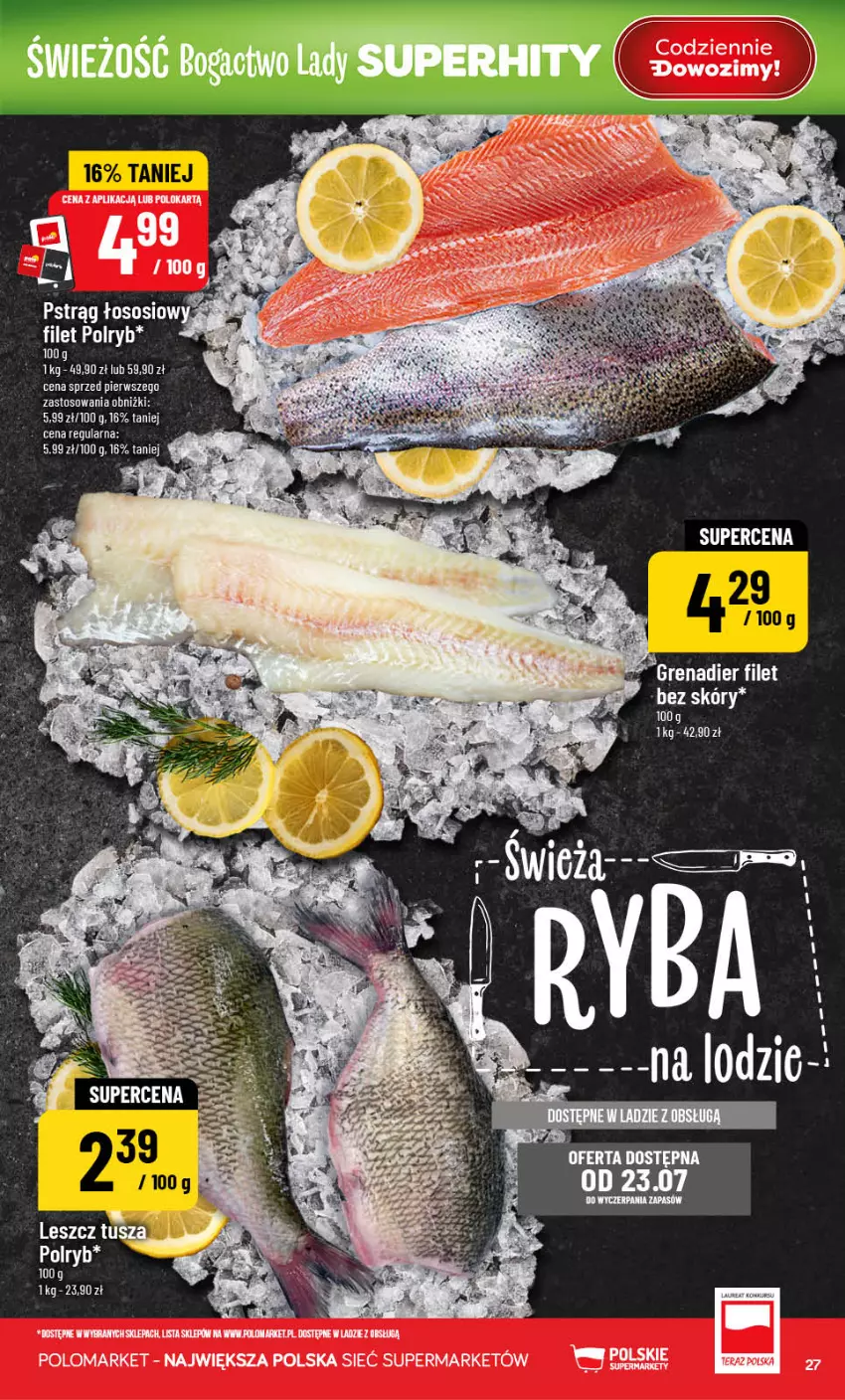Gazetka promocyjna PoloMarket - Gazetka Polomarket 22.07-28.07 - ważna 22.07 do 28.07.2026 - strona 27 - produkty: Grenadier, Sos, Tera, Tusz