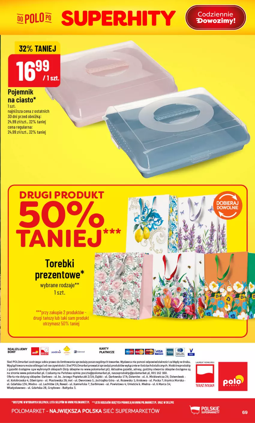 Gazetka promocyjna PoloMarket - Gazetka Polomarket 22.07-28.07 - ważna 22.07 do 28.07.2026 - strona 69 - produkty: AEG, Dres, Piast, Pojemnik, Pojemnik na ciasto