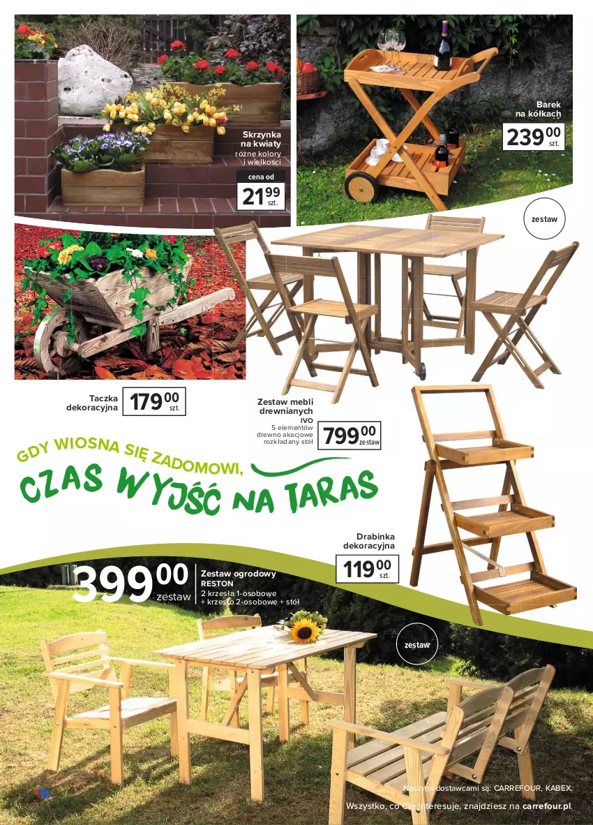 Gazetka promocyjna Carrefour - Gazetka Ogród - ważna 15.03 do 03.04.2021 - strona 8 - produkty: Inka, Krzesło, Stół, Zestaw ogrodowy